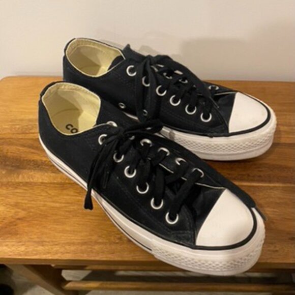 Converse Low top Platform (black) - Picture 2 of 3